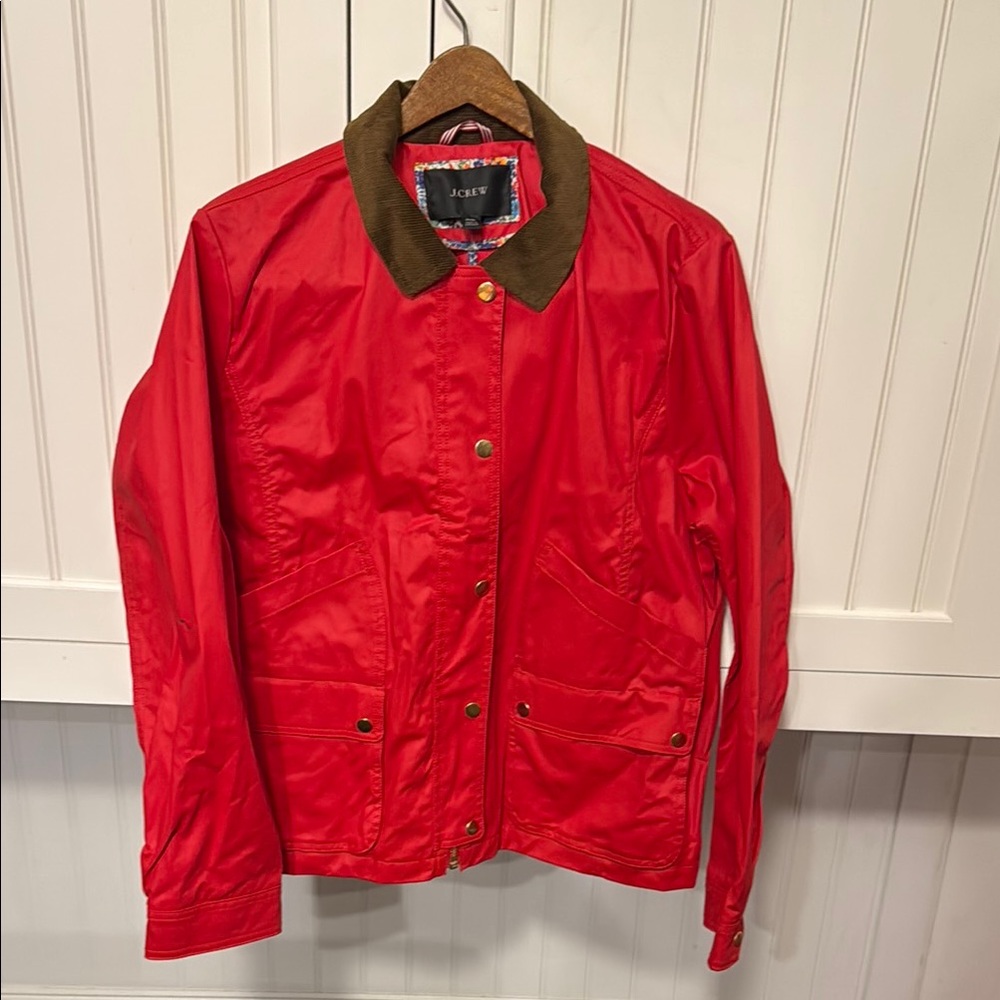 J. Crew Barn Jacket with Liberty Floral Print AI241